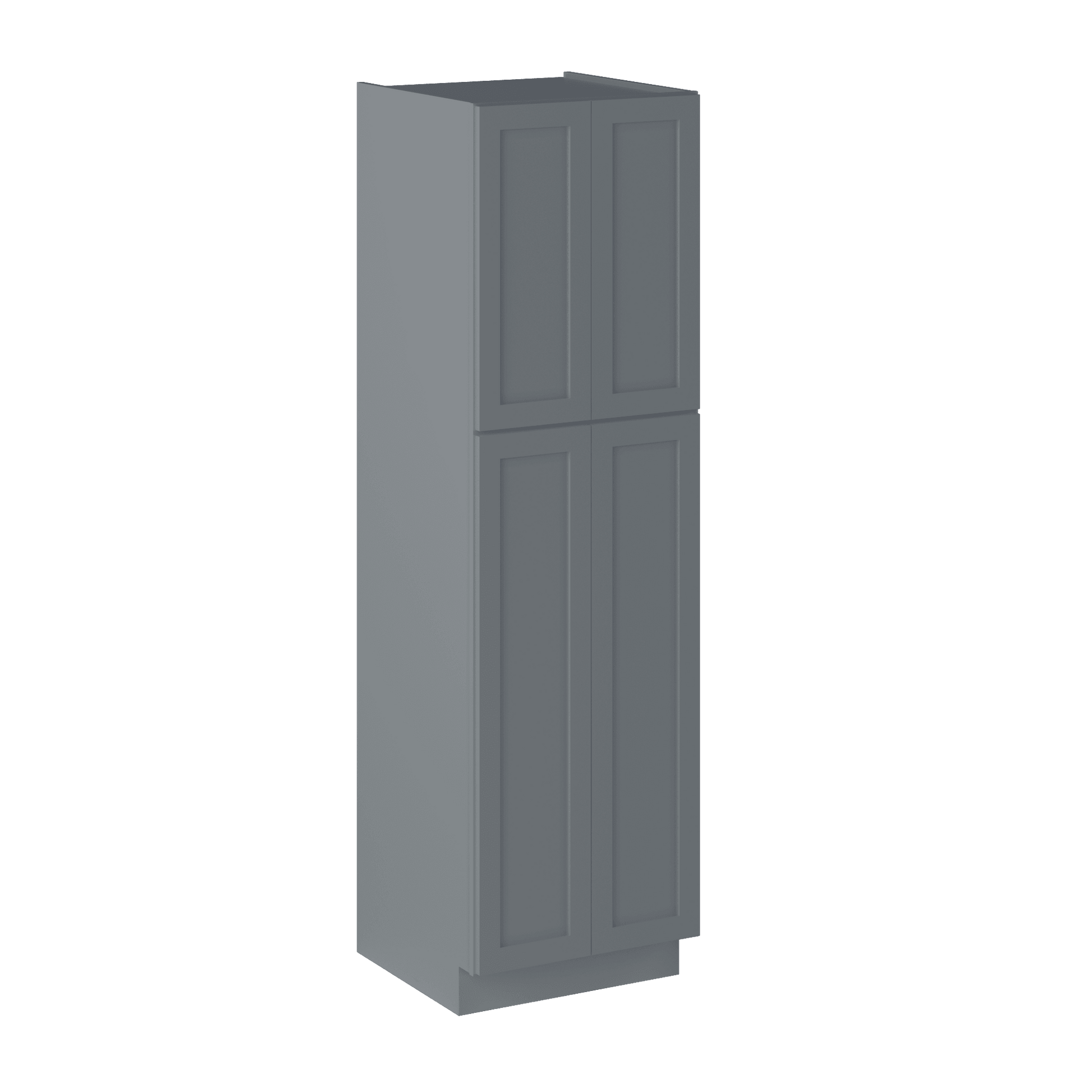 Utility Kitchen Cabinet U2484 Colonial Gray LessCare 24 in. width 84 in. height 24 in. depth - Kitchen Cabinets