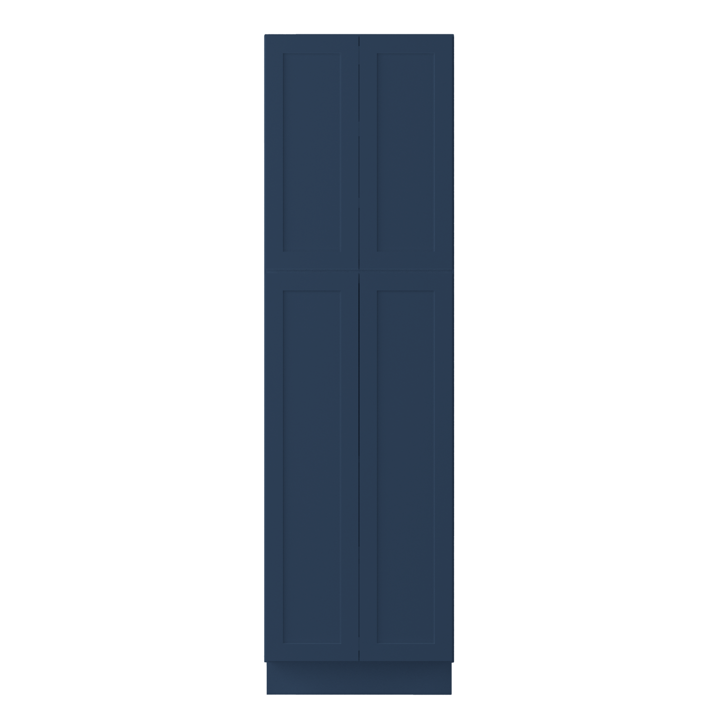 Utility Kitchen Cabinet U2484 Danbury Blue LessCare 24 in. width 84 in. height 24 in. depth - Kitchen Cabinets