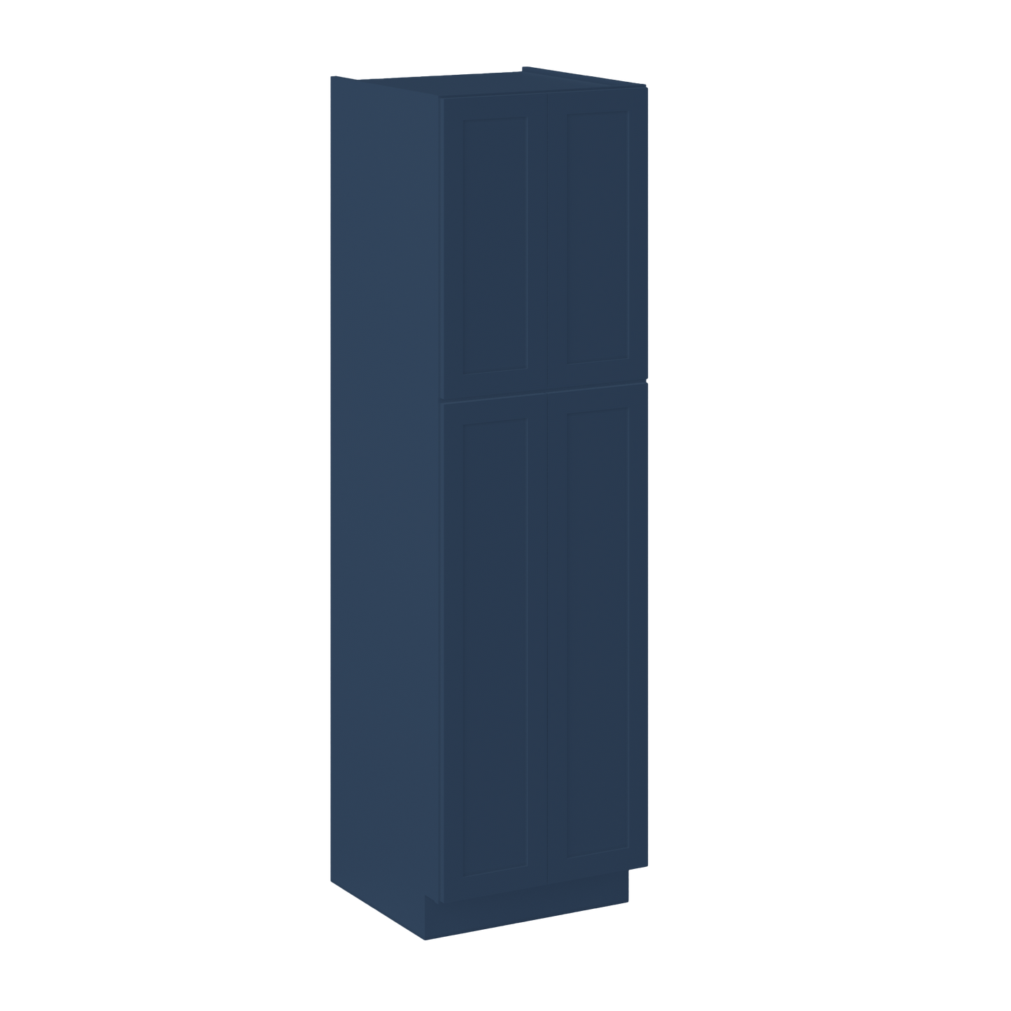 Utility Kitchen Cabinet U2484 Danbury Blue LessCare 24 in. width 84 in. height 24 in. depth - Kitchen Cabinets