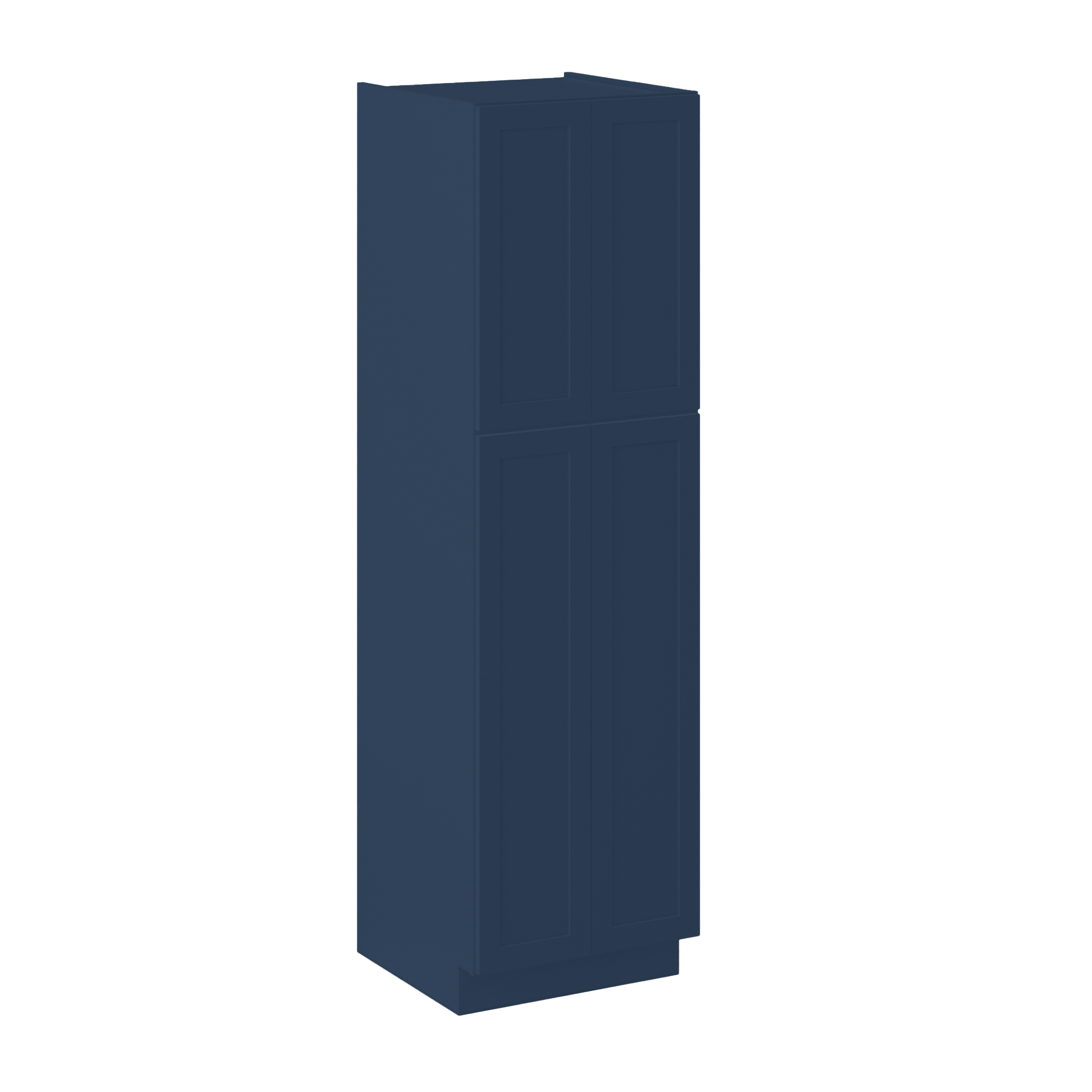 Utility Kitchen Cabinet U2484 Danbury Blue LessCare 24 in. width 84 in. height 24 in. depth - Kitchen Cabinets