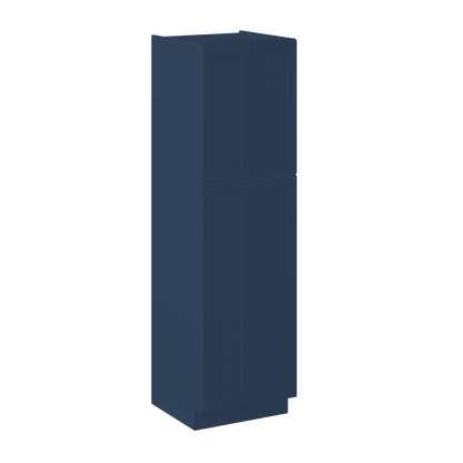 Utility Kitchen Cabinet U2484 Danbury Blue LessCare 24 in. width 84 in. height 24 in. depth - Kitchen Cabinets