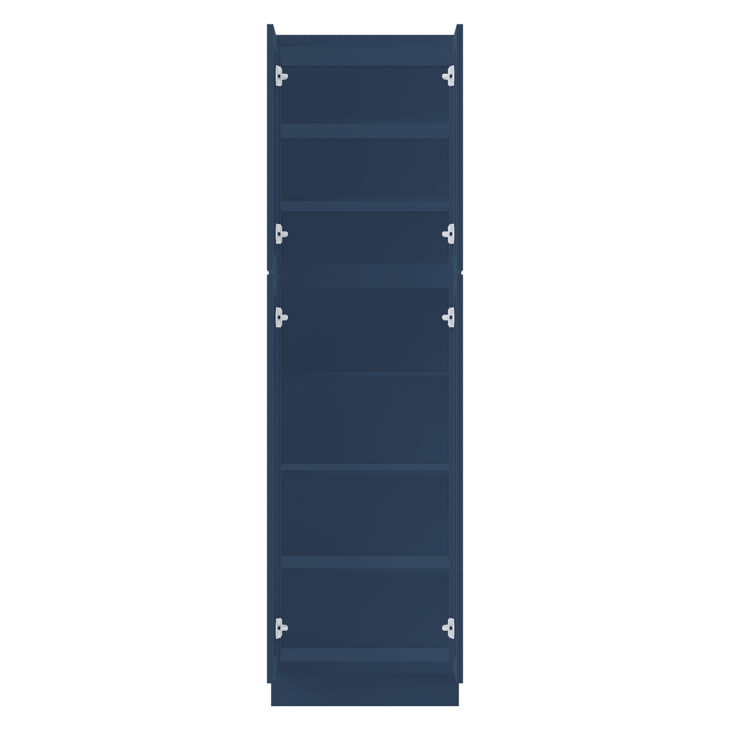 Utility Kitchen Cabinet U2484 Danbury Blue LessCare 24 in. width 84 in. height 24 in. depth - Kitchen Cabinets