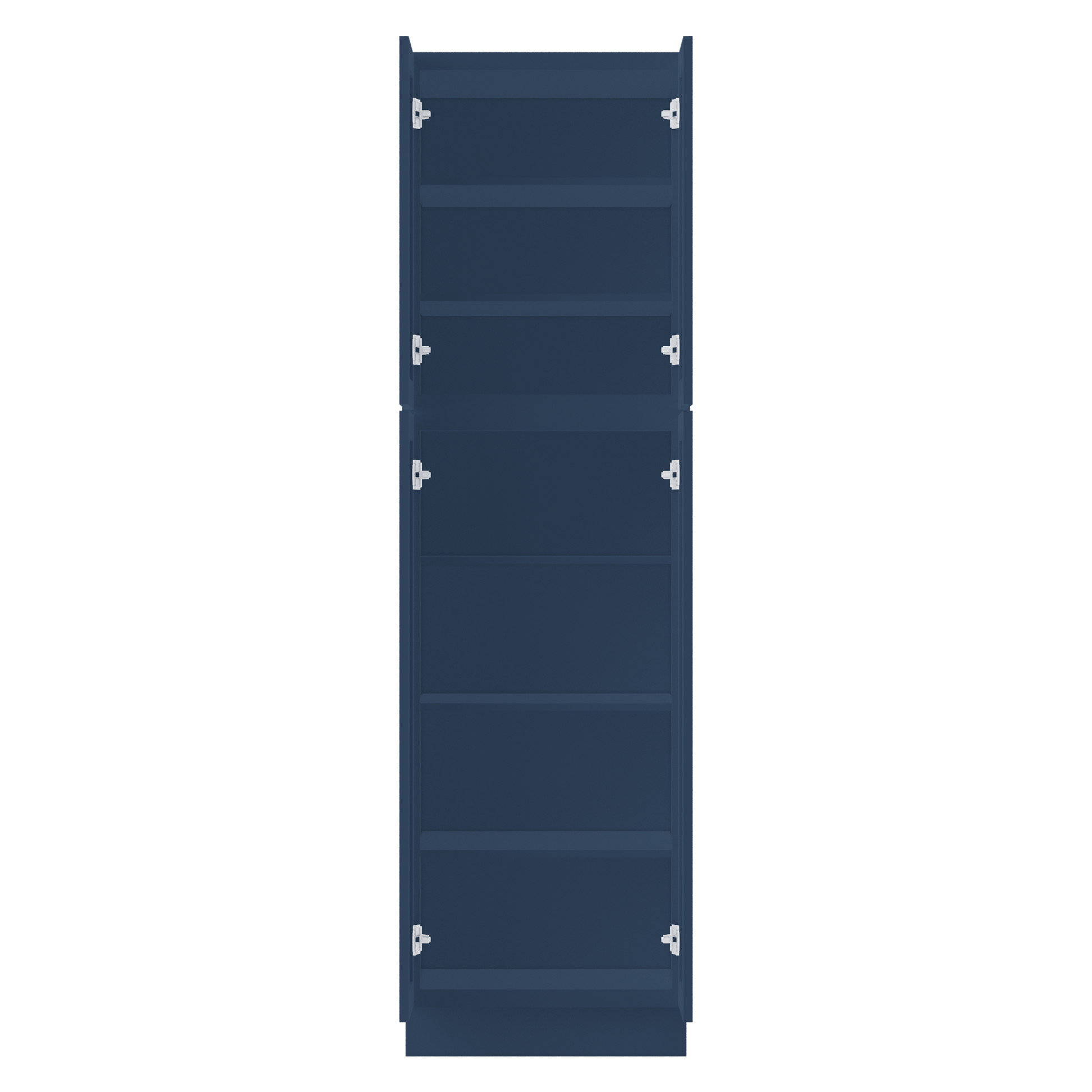 Utility Kitchen Cabinet U2484 Danbury Blue LessCare 24 in. width 84 in. height 24 in. depth - Kitchen Cabinets