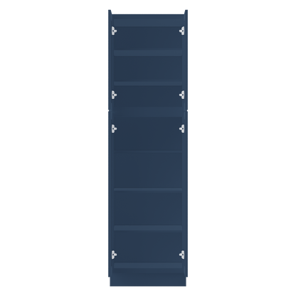 Utility Kitchen Cabinet U2484 Danbury Blue LessCare 24 in. width 84 in. height 24 in. depth - Kitchen Cabinets
