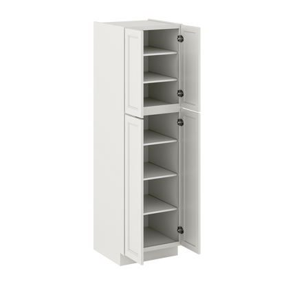 Utility Kitchen Cabinet U2484 Milan Pearl 24 in. width 84 in. height 24 in. depth - Kitchen Cabinets