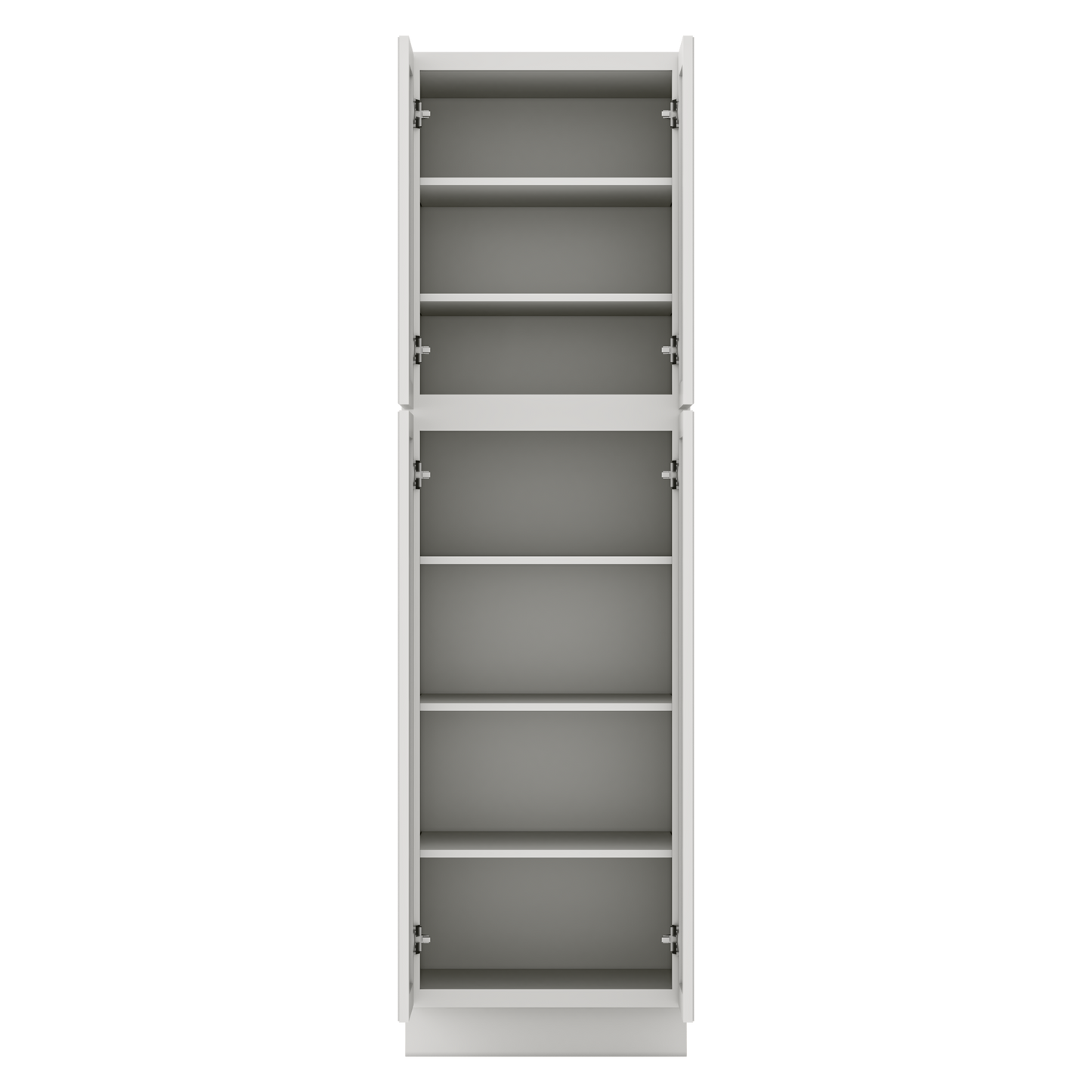Utility Kitchen Cabinet U2484 Milan Pearl 24 in. width 84 in. height 24 in. depth - Kitchen Cabinets