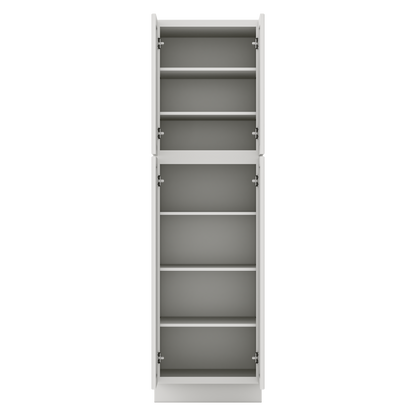 Utility Kitchen Cabinet U2484 Milan Pearl 24 in. width 84 in. height 24 in. depth - Kitchen Cabinets