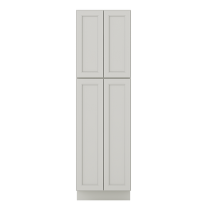 Utility Kitchen Cabinet U2484 Milan Pearl 24 in. width 84 in. height 24 in. depth - Kitchen Cabinets
