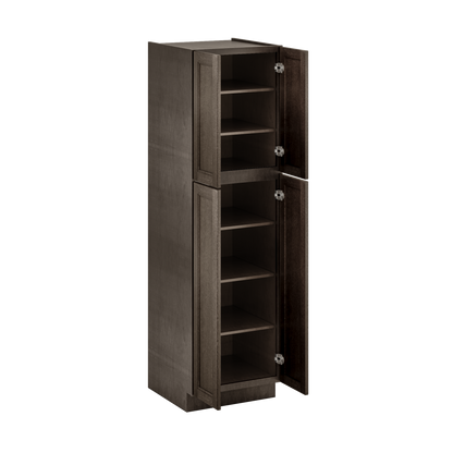 Utility Kitchen Cabinet U2484 Milan Slate 24 in. width 84 in. height 24 in. depth - Kitchen Cabinets