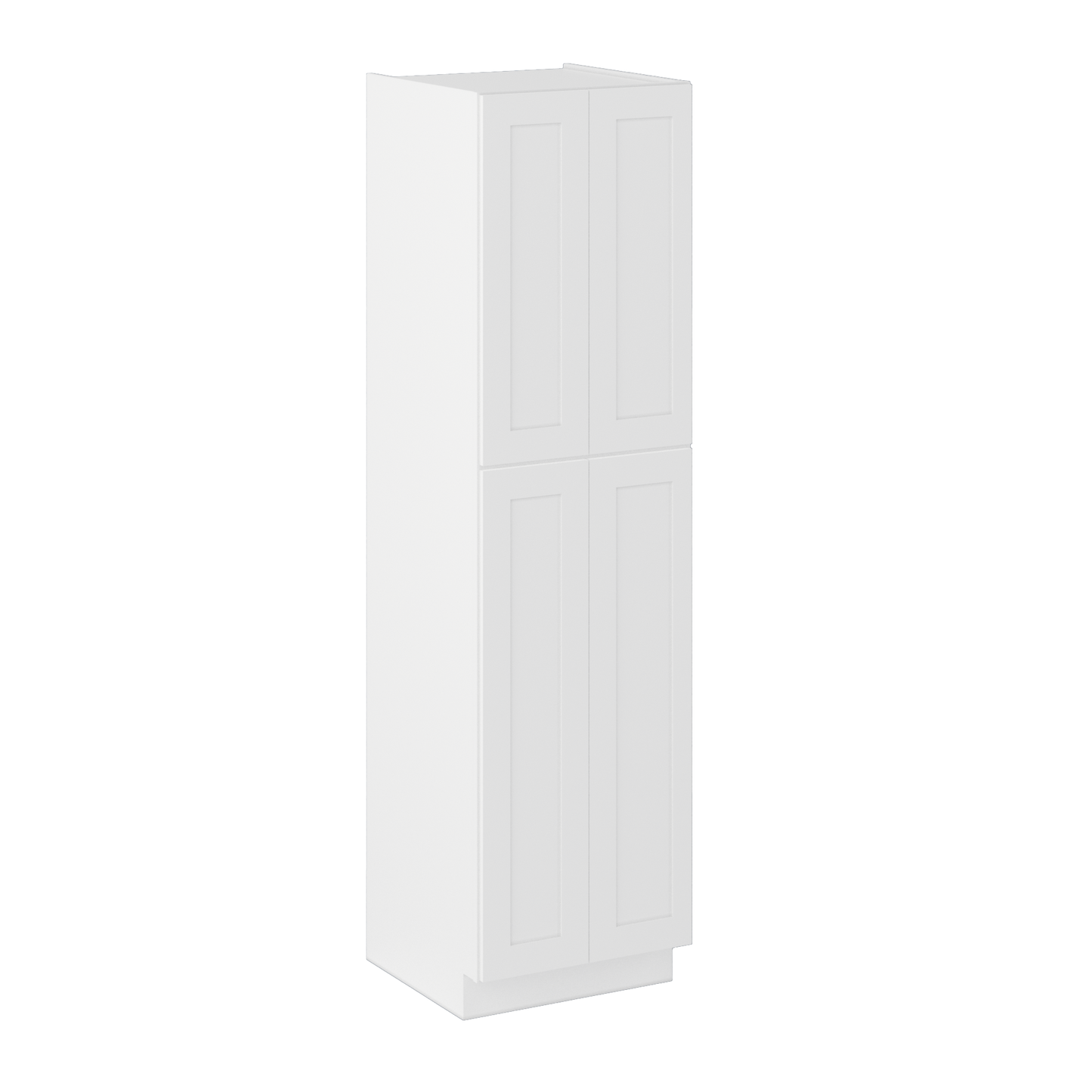 Utility Kitchen Cabinet U2490 Alpina White LessCare 24 in. width 90 in. height 24 in. depth - Kitchen Cabinets