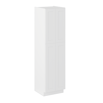 Utility Kitchen Cabinet U2490 Alpina White LessCare 24 in. width 90 in. height 24 in. depth - Kitchen Cabinets