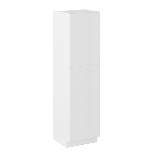 Utility Kitchen Cabinet U2490 Alpina White LessCare 24 in. width 90 in. height 24 in. depth - Kitchen Cabinets