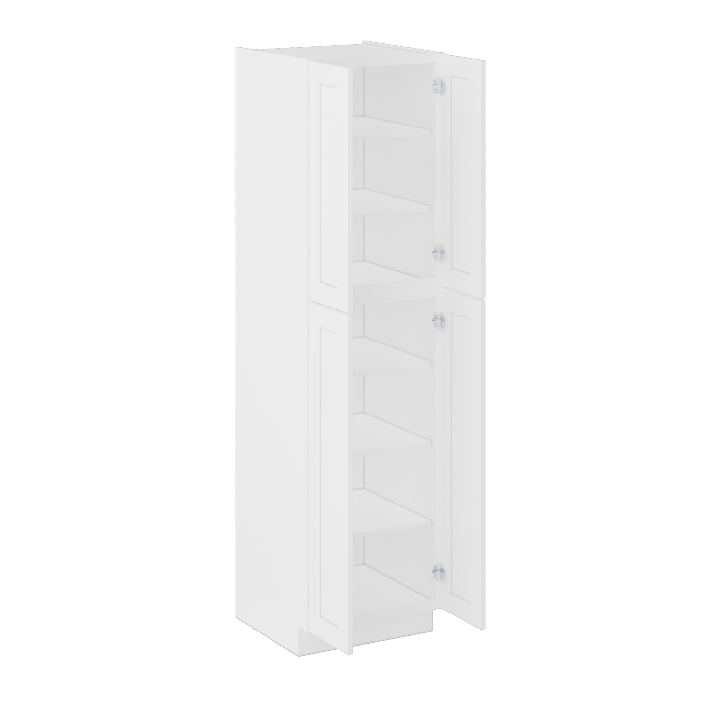 Utility Kitchen Cabinet U2490 Alpina White LessCare 24 in. width 90 in. height 24 in. depth - Kitchen Cabinets