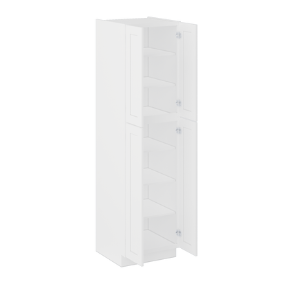 Utility Kitchen Cabinet U2490 Alpina White LessCare 24 in. width 90 in. height 24 in. depth - Kitchen Cabinets