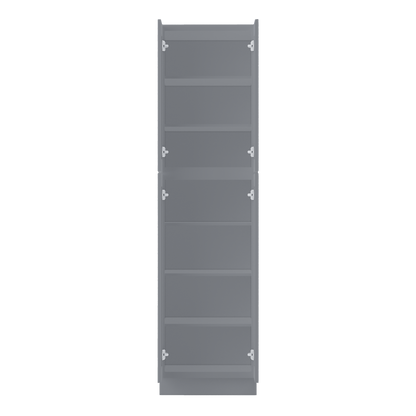 Utility Kitchen Cabinet U2490 Colonial Gray LessCare 24 in. width 90 in. height 24 in. depth - Kitchen Cabinets