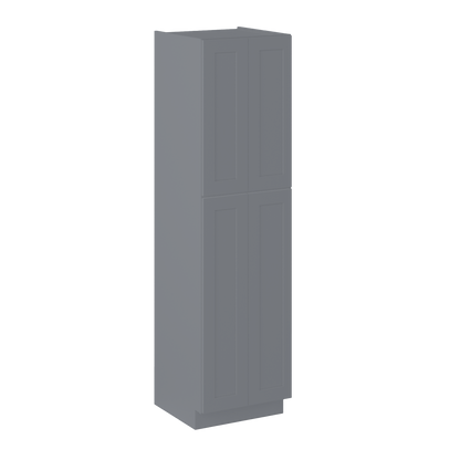 Utility Kitchen Cabinet U2490 Colonial Gray LessCare 24 in. width 90 in. height 24 in. depth - Kitchen Cabinets