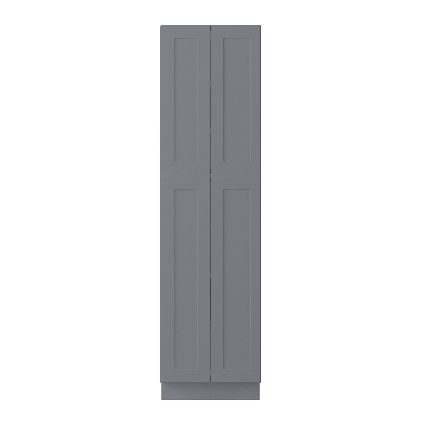 Utility Kitchen Cabinet U2490 Colonial Gray LessCare 24 in. width 90 in. height 24 in. depth - Kitchen Cabinets