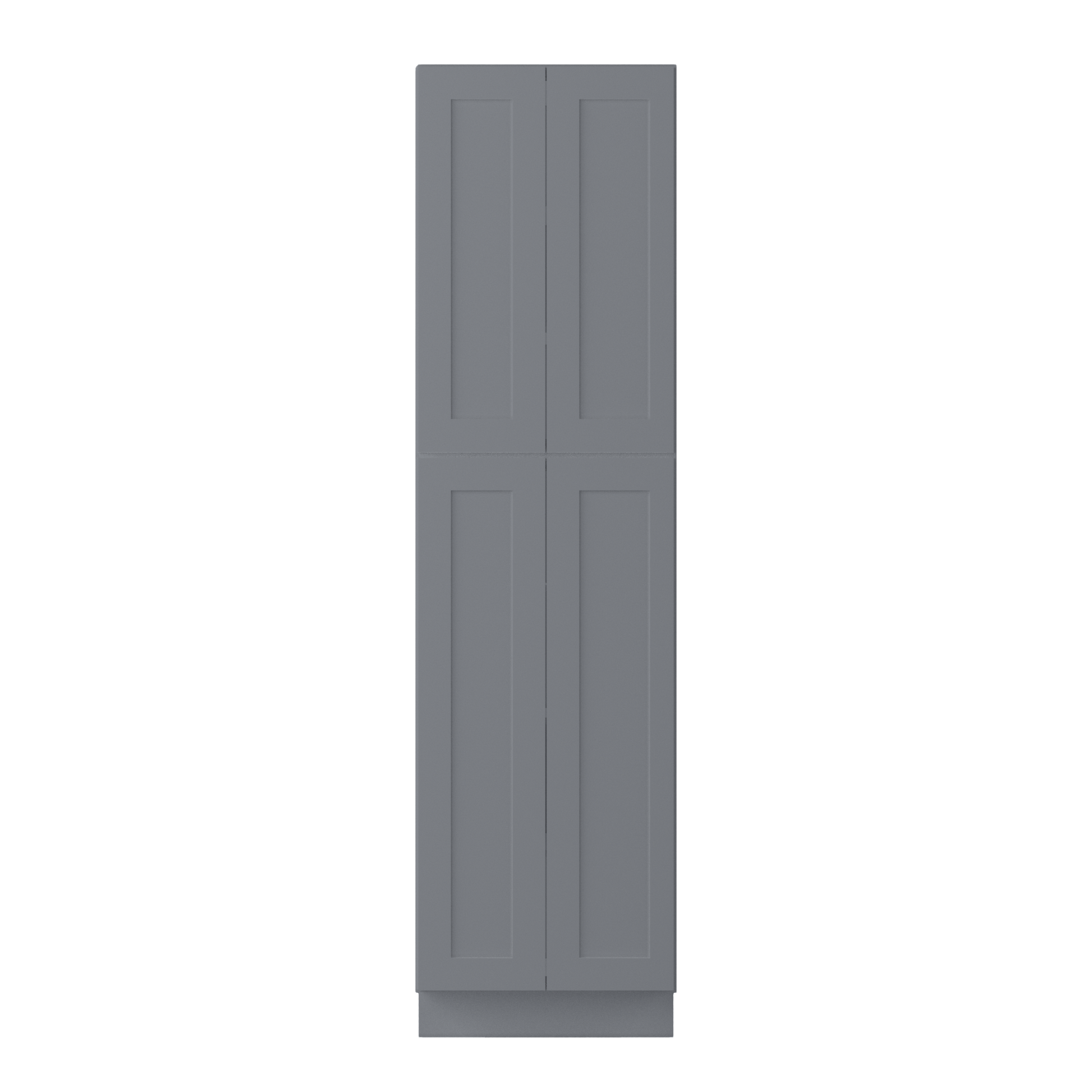 Utility Kitchen Cabinet U2490 Colonial Gray LessCare 24 in. width 90 in. height 24 in. depth - Kitchen Cabinets