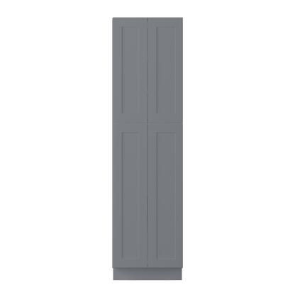 Utility Kitchen Cabinet U2490 Colonial Gray LessCare 24 in. width 90 in. height 24 in. depth - Kitchen Cabinets