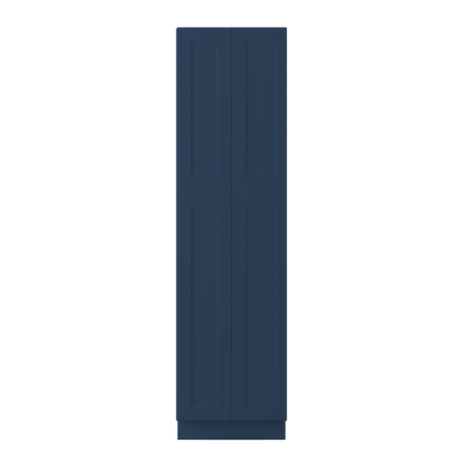 Utility Kitchen Cabinet U2490 Danbury Blue LessCare 24 in. width 90 in. height 24 in. depth - Kitchen Cabinets