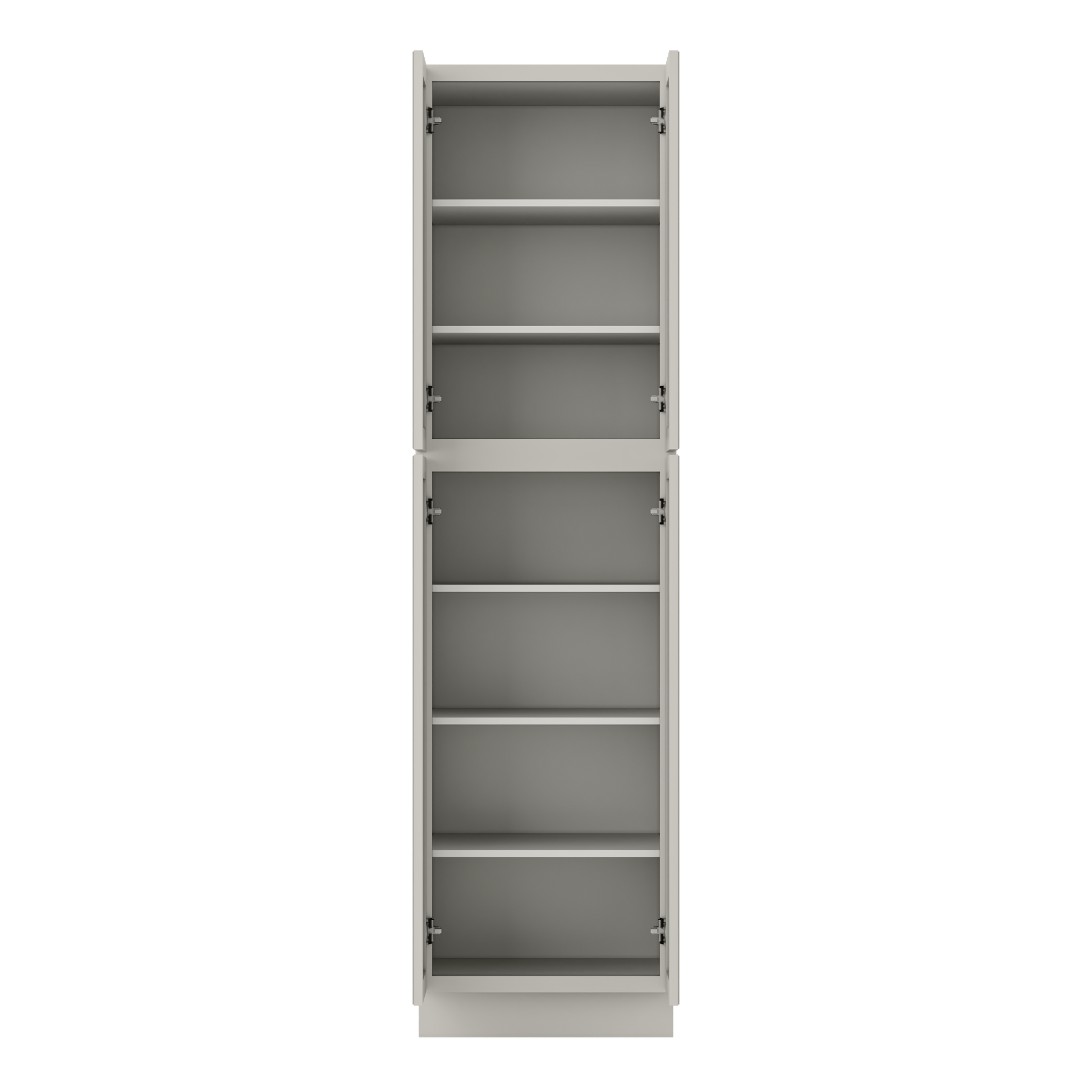 Utility Kitchen Cabinet U2490 Milan Pearl 24 in. width 90 in. height 24 in. depth - Kitchen Cabinets