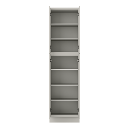 Utility Kitchen Cabinet U2490 Milan Pearl 24 in. width 90 in. height 24 in. depth - Kitchen Cabinets