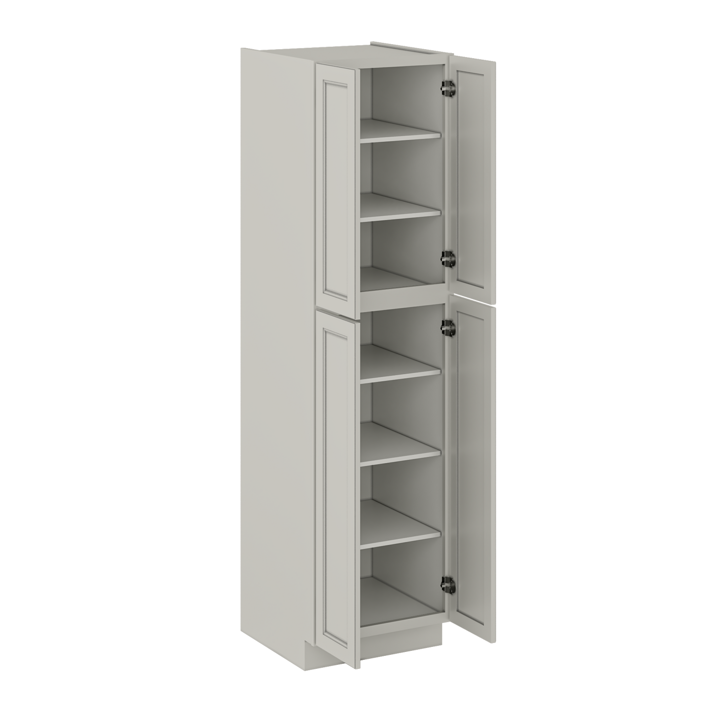 Utility Kitchen Cabinet U2490 Milan Pearl 24 in. width 90 in. height 24 in. depth - Kitchen Cabinets