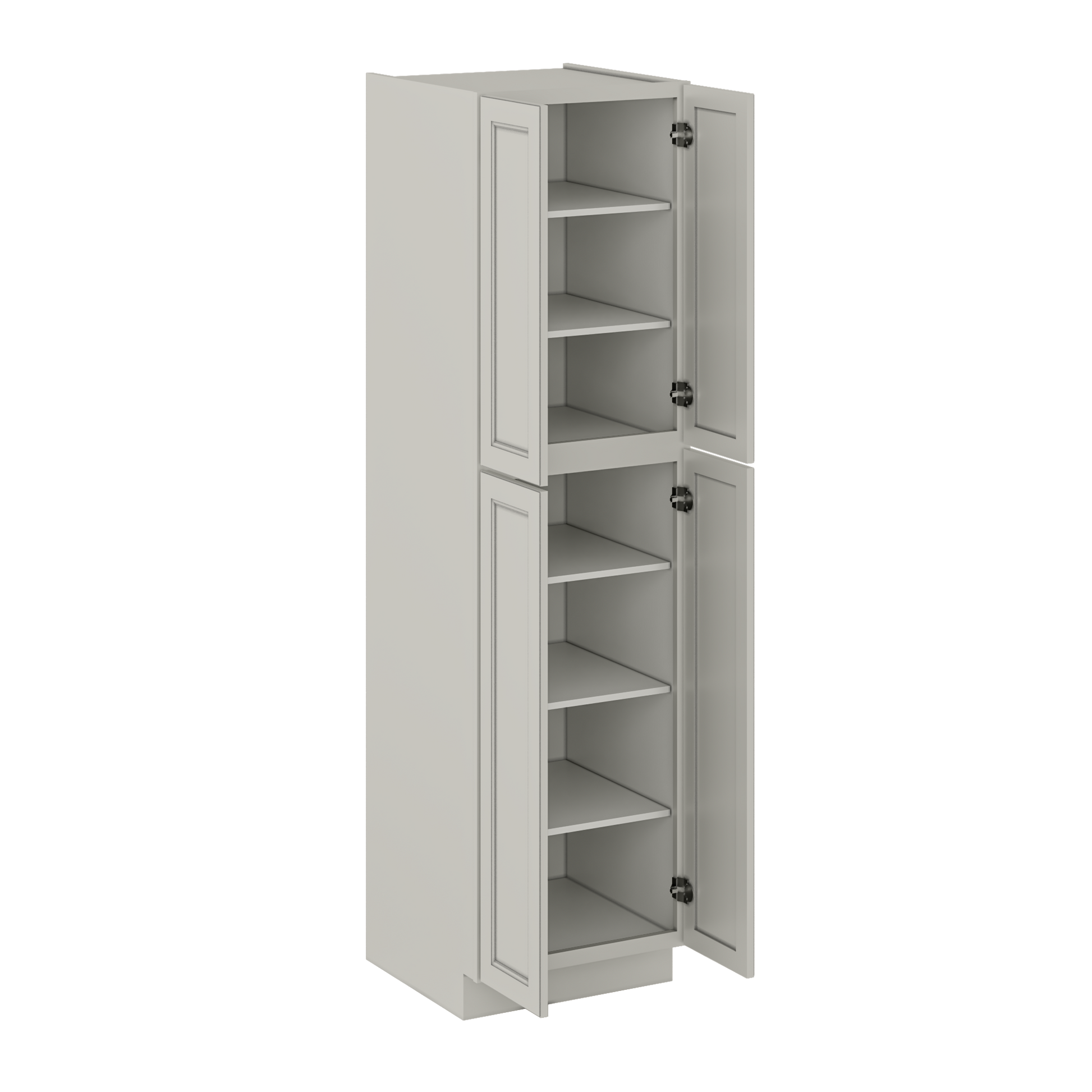 Utility Kitchen Cabinet U2490 Milan Pearl 24 in. width 90 in. height 24 in. depth - Kitchen Cabinets