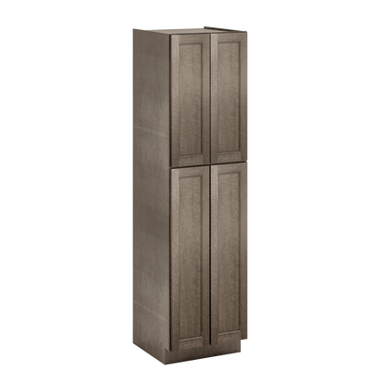 Utility Kitchen Cabinet U2490 Milan Slate 24 in. width 90 in. height 24 in. depth - Kitchen Cabinets