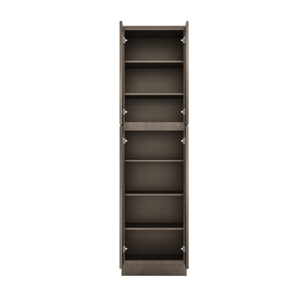 Utility Kitchen Cabinet U2490 Milan Slate 24 in. width 90 in. height 24 in. depth - Kitchen Cabinets