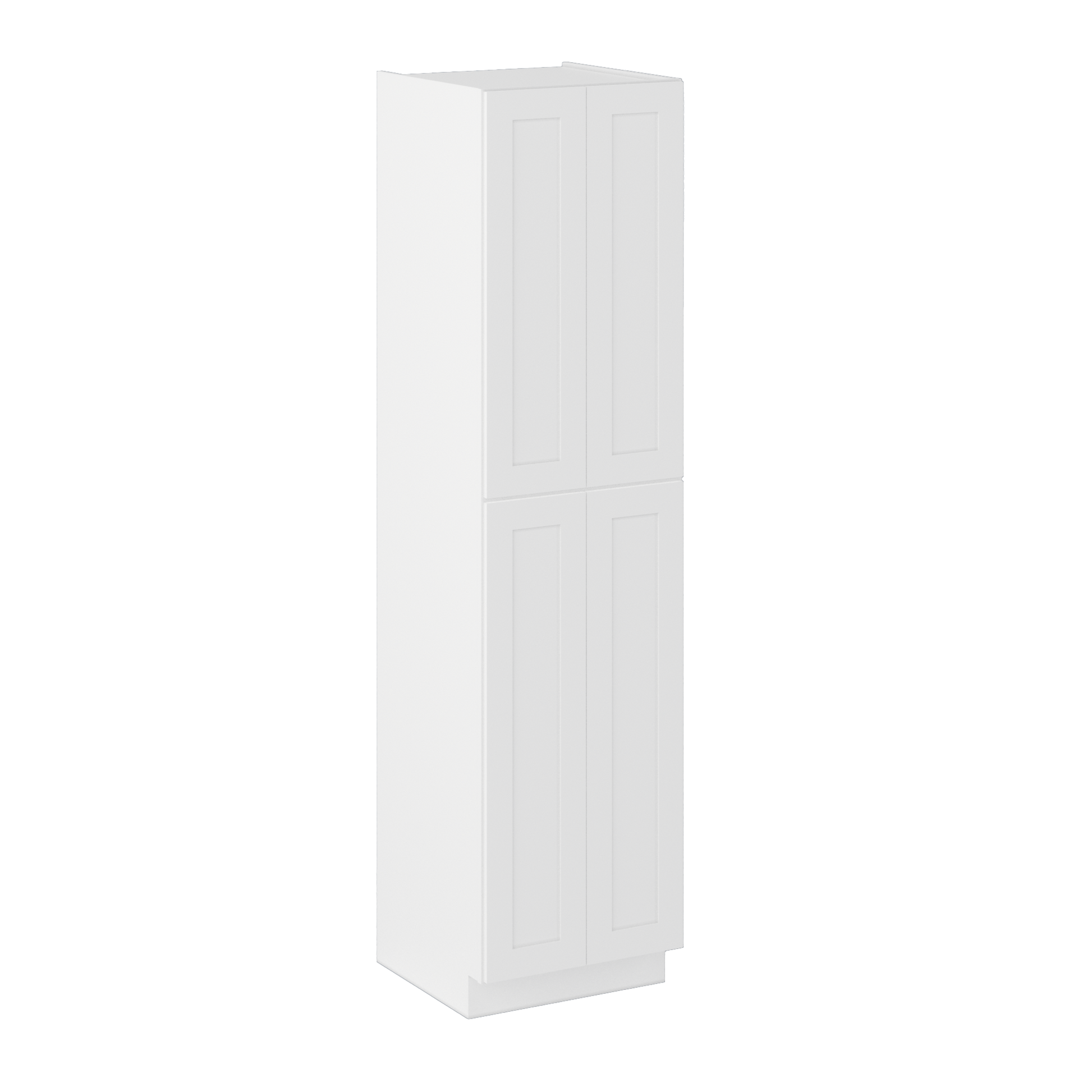 Utility Kitchen Cabinet U2496 Alpina White LessCare 24 in. width 96 in. height 24 in. depth - Kitchen Cabinets