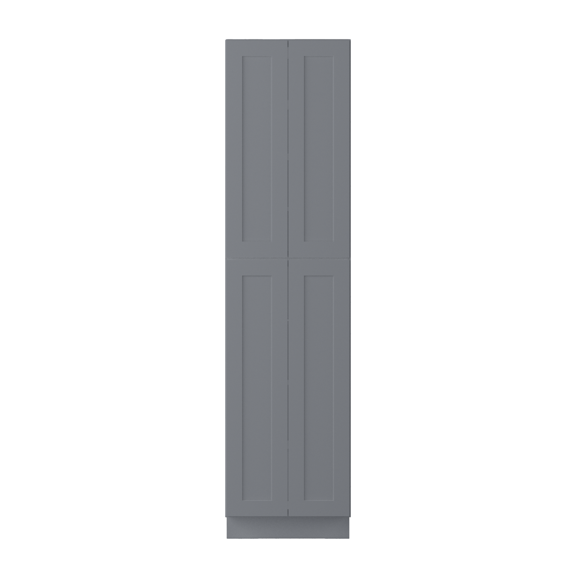 Utility Kitchen Cabinet U2496 Colonial Gray LessCare 24 in. width 96 in. height 24 in. depth - Kitchen Cabinets