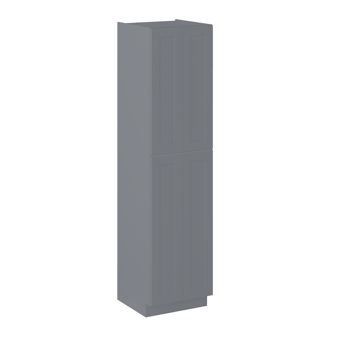 Utility Kitchen Cabinet U2496 Colonial Gray LessCare 24 in. width 96 in. height 24 in. depth - Kitchen Cabinets