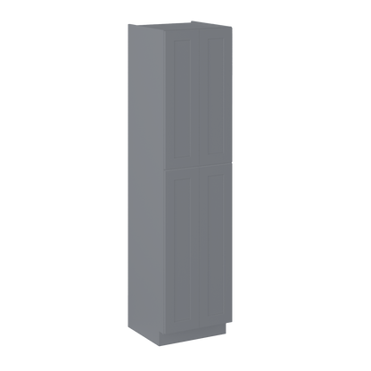 Utility Kitchen Cabinet U2496 Colonial Gray LessCare 24 in. width 96 in. height 24 in. depth - Kitchen Cabinets