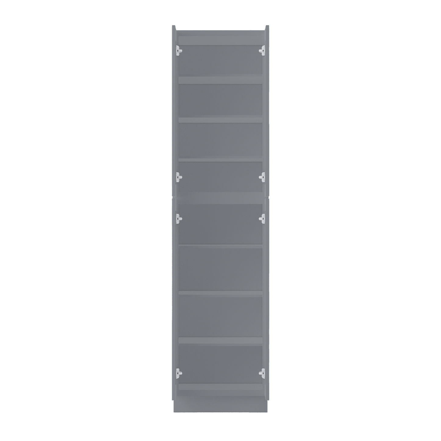 Utility Kitchen Cabinet U2496 Colonial Gray LessCare 24 in. width 96 in. height 24 in. depth - Kitchen Cabinets