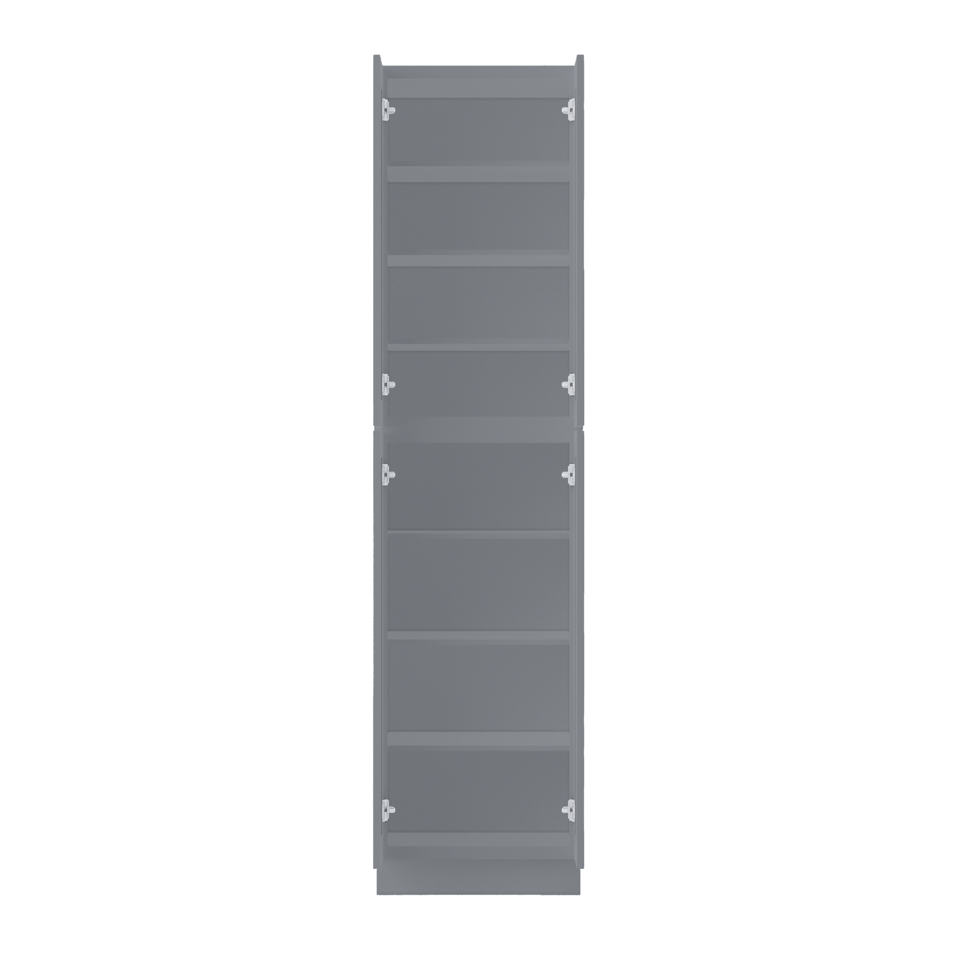 Utility Kitchen Cabinet U2496 Colonial Gray LessCare 24 in. width 96 in. height 24 in. depth - Kitchen Cabinets