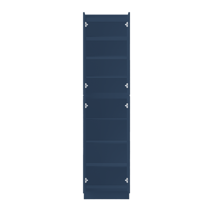 Utility Kitchen Cabinet U2496 Danbury Blue LessCare 24 in. width 96 in. height 24 in. depth - Kitchen Cabinets