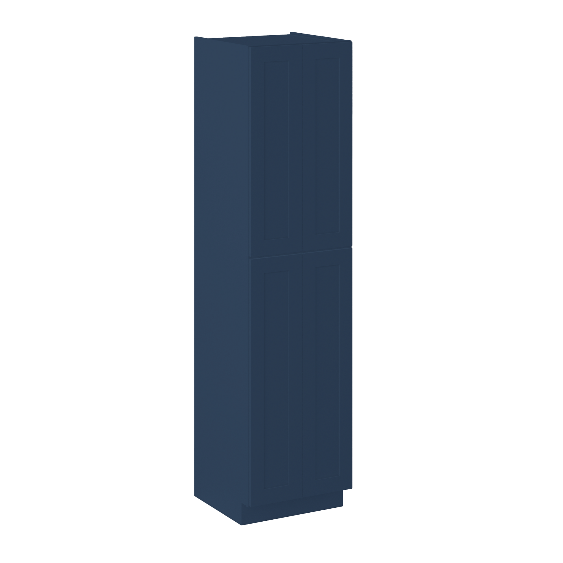 Utility Kitchen Cabinet U2496 Danbury Blue LessCare 24 in. width 96 in. height 24 in. depth - Kitchen Cabinets