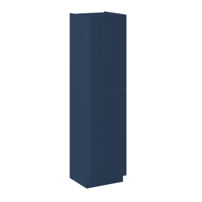 Utility Kitchen Cabinet U2496 Danbury Blue LessCare 24 in. width 96 in. height 24 in. depth - Kitchen Cabinets