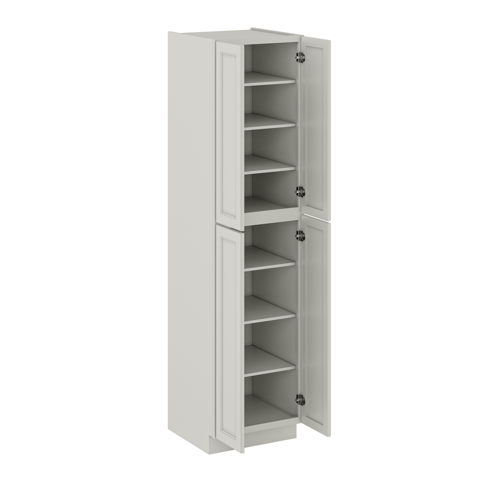 Utility Kitchen Cabinet U2496 Milan Pearl 24 in. width 96 in. height 24 in. depth - Kitchen Cabinets