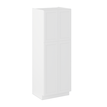 Utility Kitchen Cabinet U3084 Alpina White 30’’W x 84’’H x 24’’D - Kitchen Cabinets