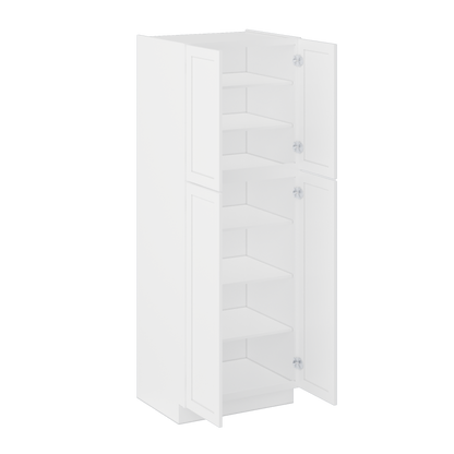 Utility Kitchen Cabinet U3084 Alpina White 30’’W x 84’’H x 24’’D - Kitchen Cabinets