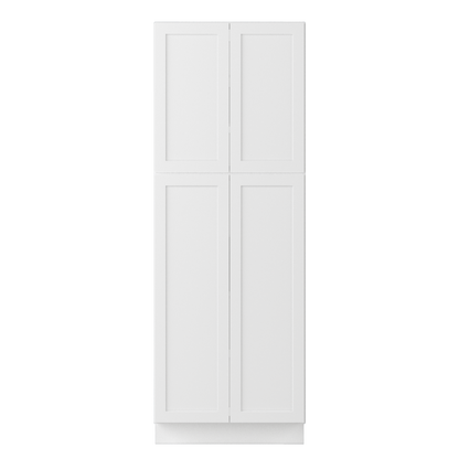 Utility Kitchen Cabinet U3084 Alpina White 30’’W x 84’’H x 24’’D - Kitchen Cabinets