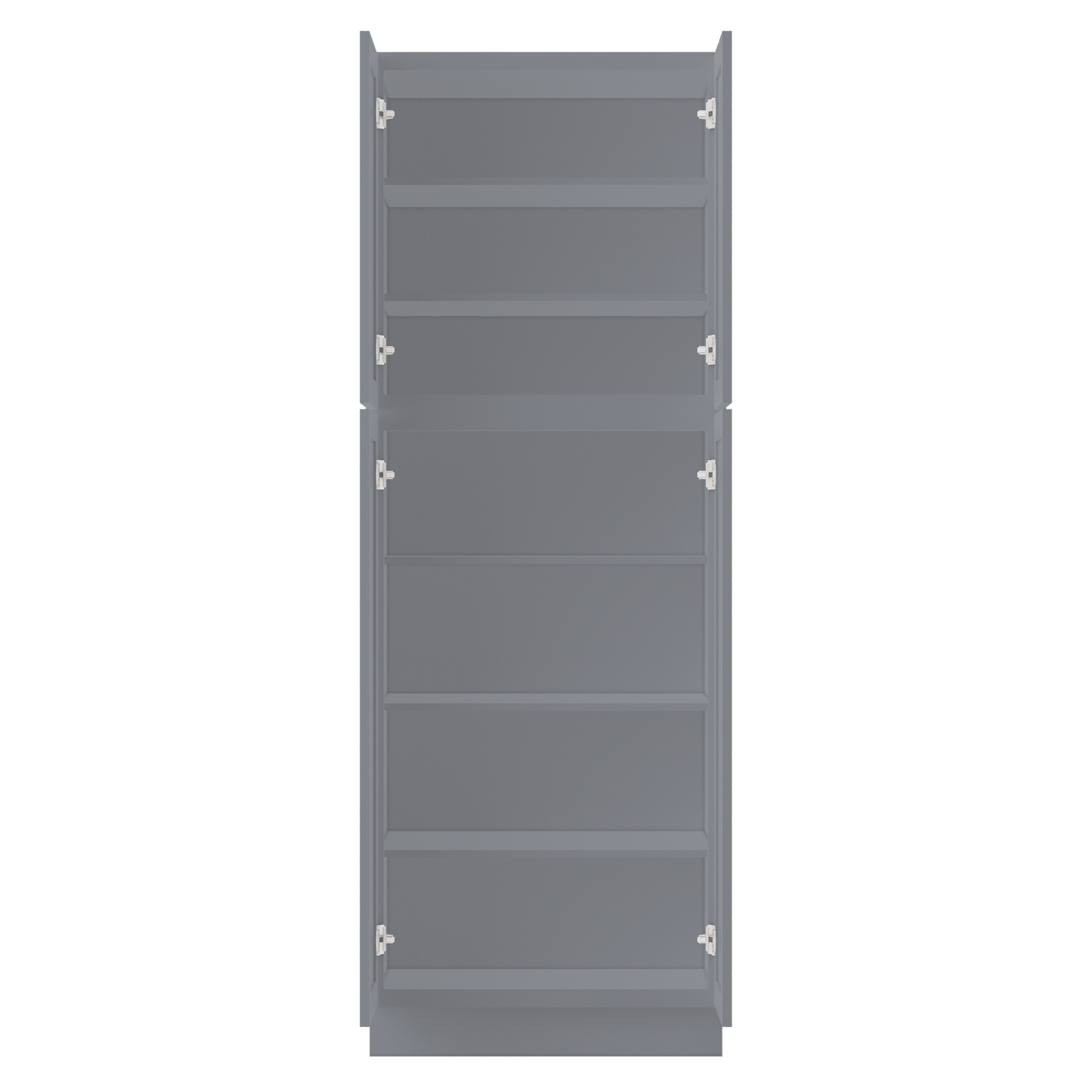 Utility Kitchen Cabinet U3084 Colonial Gray 30”W x 84”H x 24”D - Kitchen Cabinets