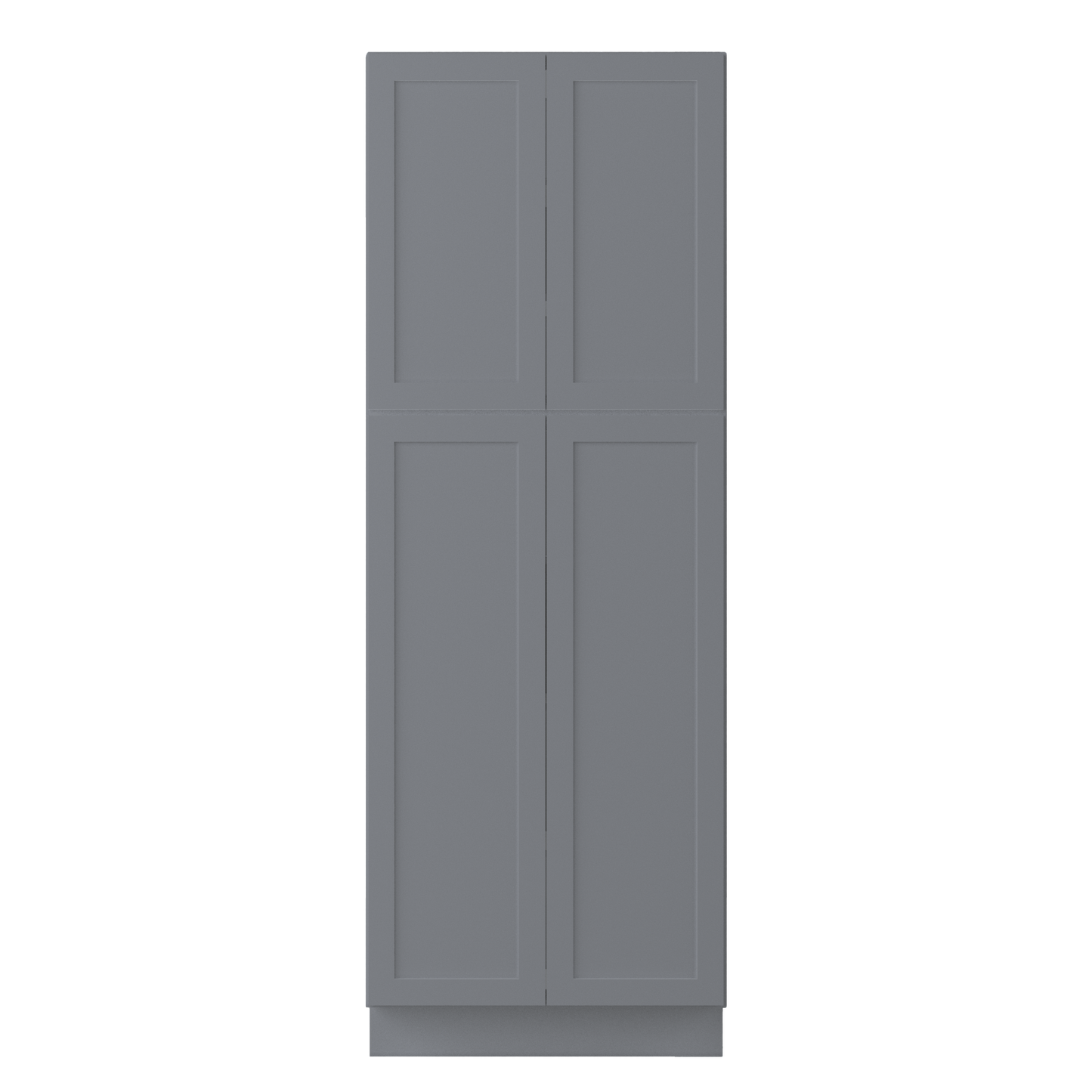 Utility Kitchen Cabinet U3084 Colonial Gray 30”W x 84”H x 24”D - Kitchen Cabinets