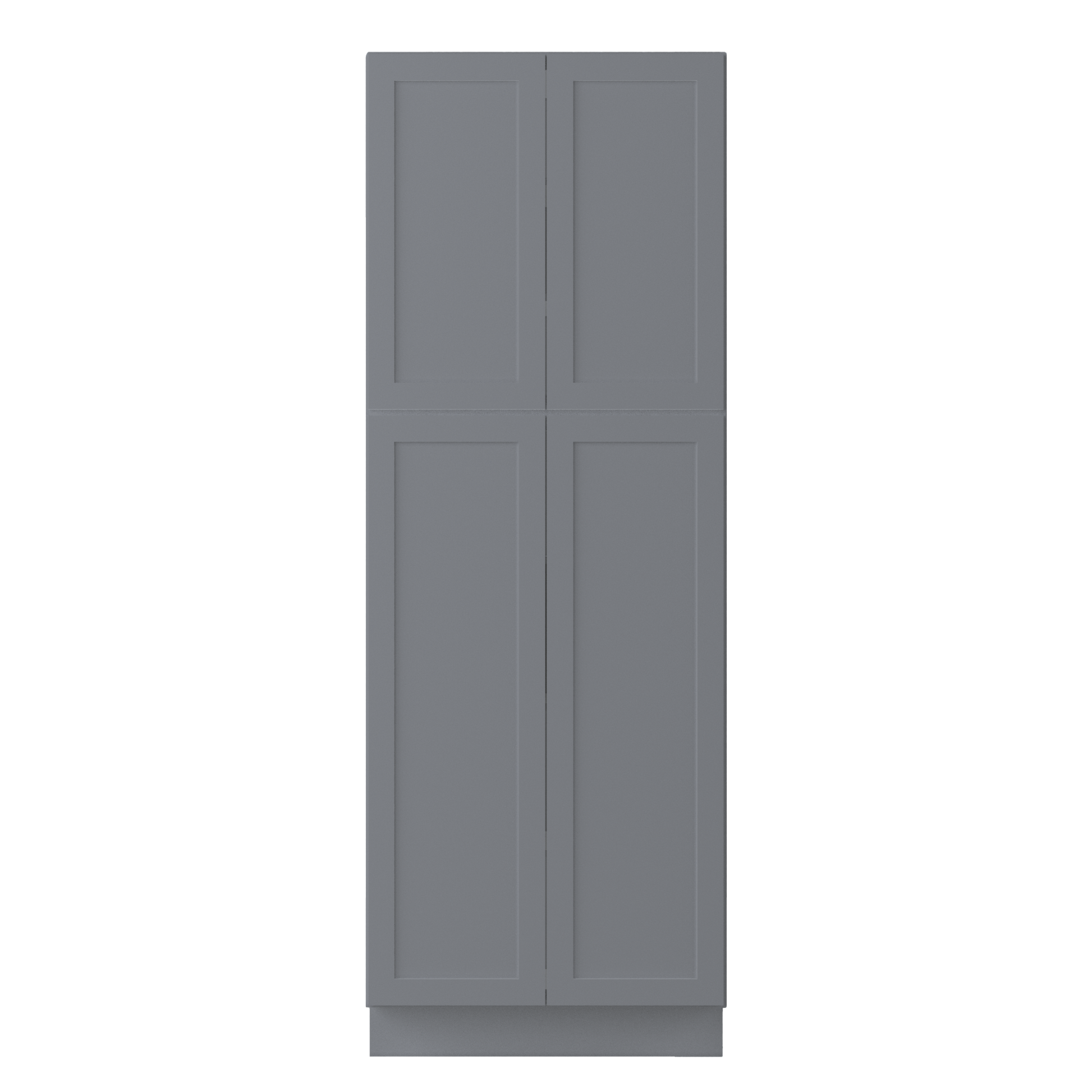 Utility Kitchen Cabinet U3084 Colonial Gray 30”W x 84”H x 24”D - Kitchen Cabinets
