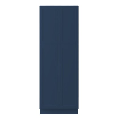 Utility Kitchen Cabinet U3084 Danbury Blue 30’’W x 84 H x 24 D - Kitchen Cabinets