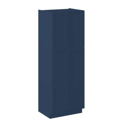 Utility Kitchen Cabinet U3084 Danbury Blue 30’’W x 84 H x 24 D - Kitchen Cabinets