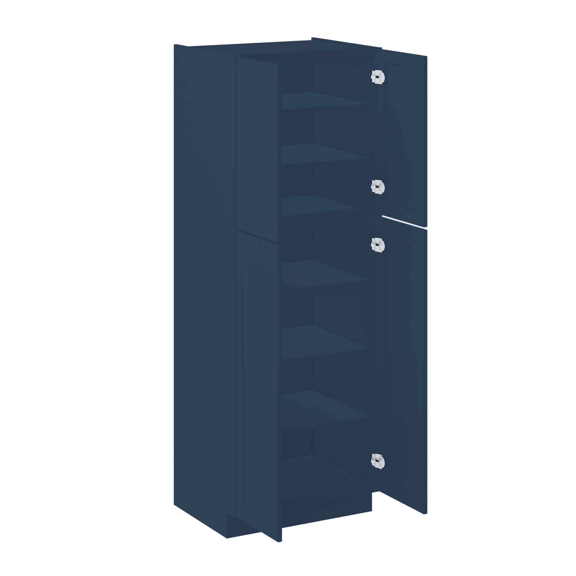 Utility Kitchen Cabinet U3084 Danbury Blue 30’’W x 84 H x 24 D - Kitchen Cabinets