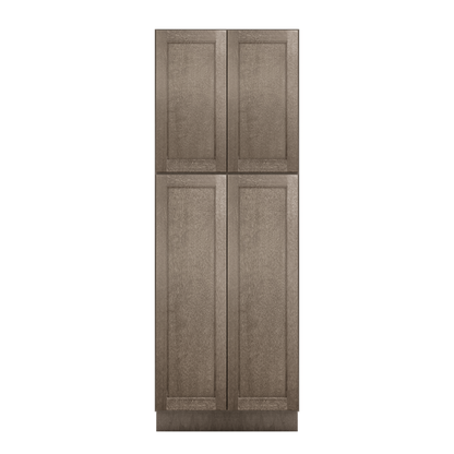 Utility Kitchen Cabinet U3084 Milan Slate 30’’W x 84’’H x 24’’D - Kitchen Cabinets